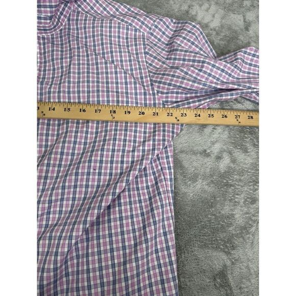 UNTUCKit Wrinkle Free Long Sleeve Button Down Shirt Men's Size XL Pink - Picture 6 of 8